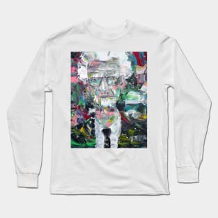 B. F. SKINNER Oil and acrylic portrait Long Sleeve T-Shirt